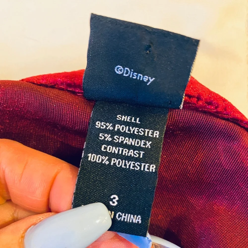 EUC Torrid Disney Mickey Mouse Red Velvet Dress 3X - Picture 11 of 16